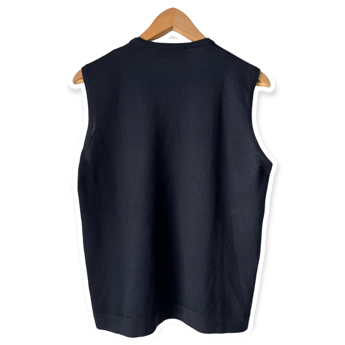 Valentino Jeans Navy Blue Sleeveless Sweater